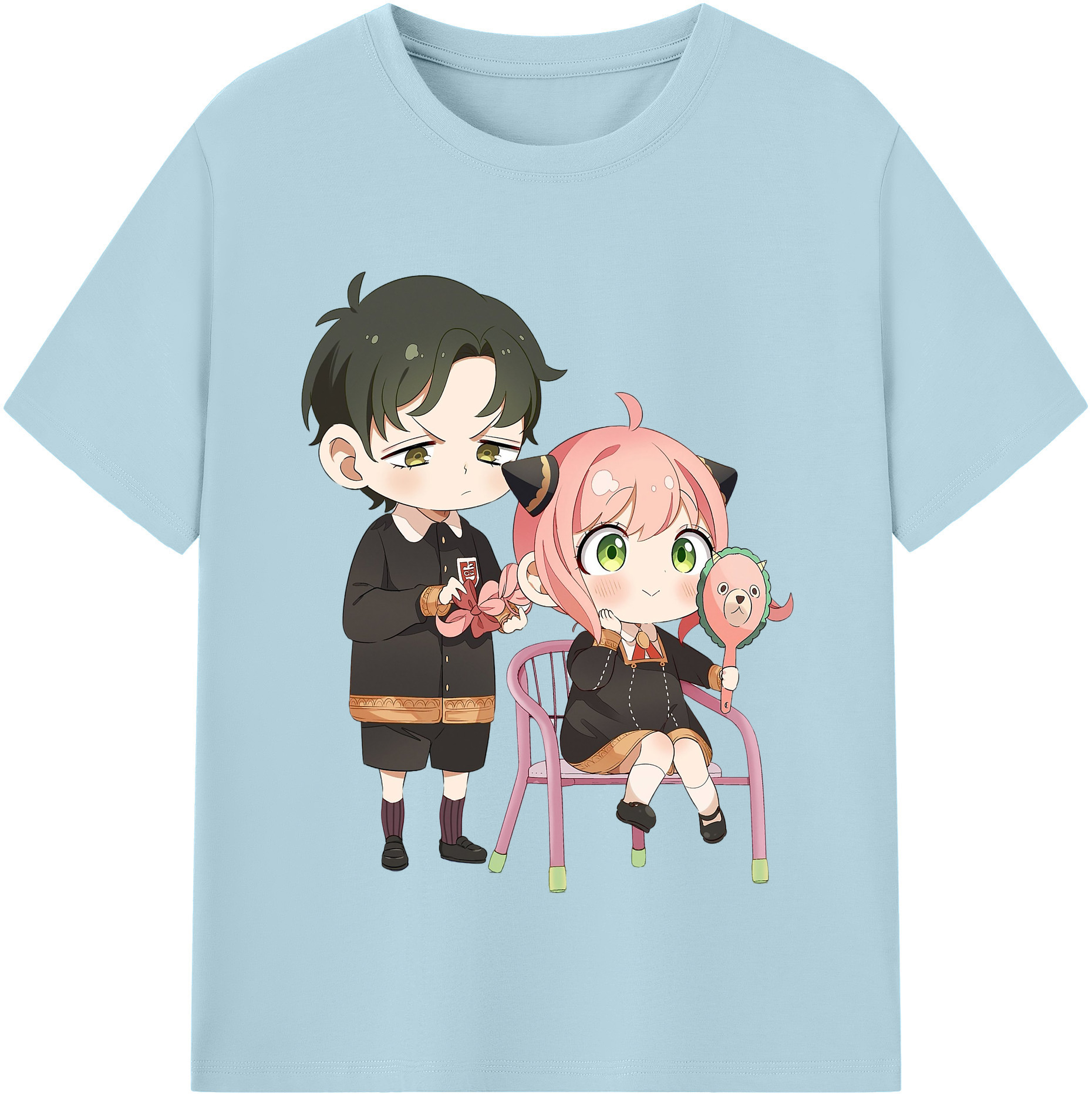 （画像用） SPY×FAMILY间谍家家酒 綿100％半袖Tシャツ（フロントプリント）